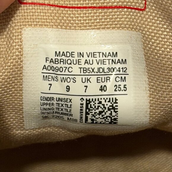 Converse Chuck Taylor Mule Slip-On Sneakers Pink/Lavender Canvas Women’s 9 - Picture 6 of 6